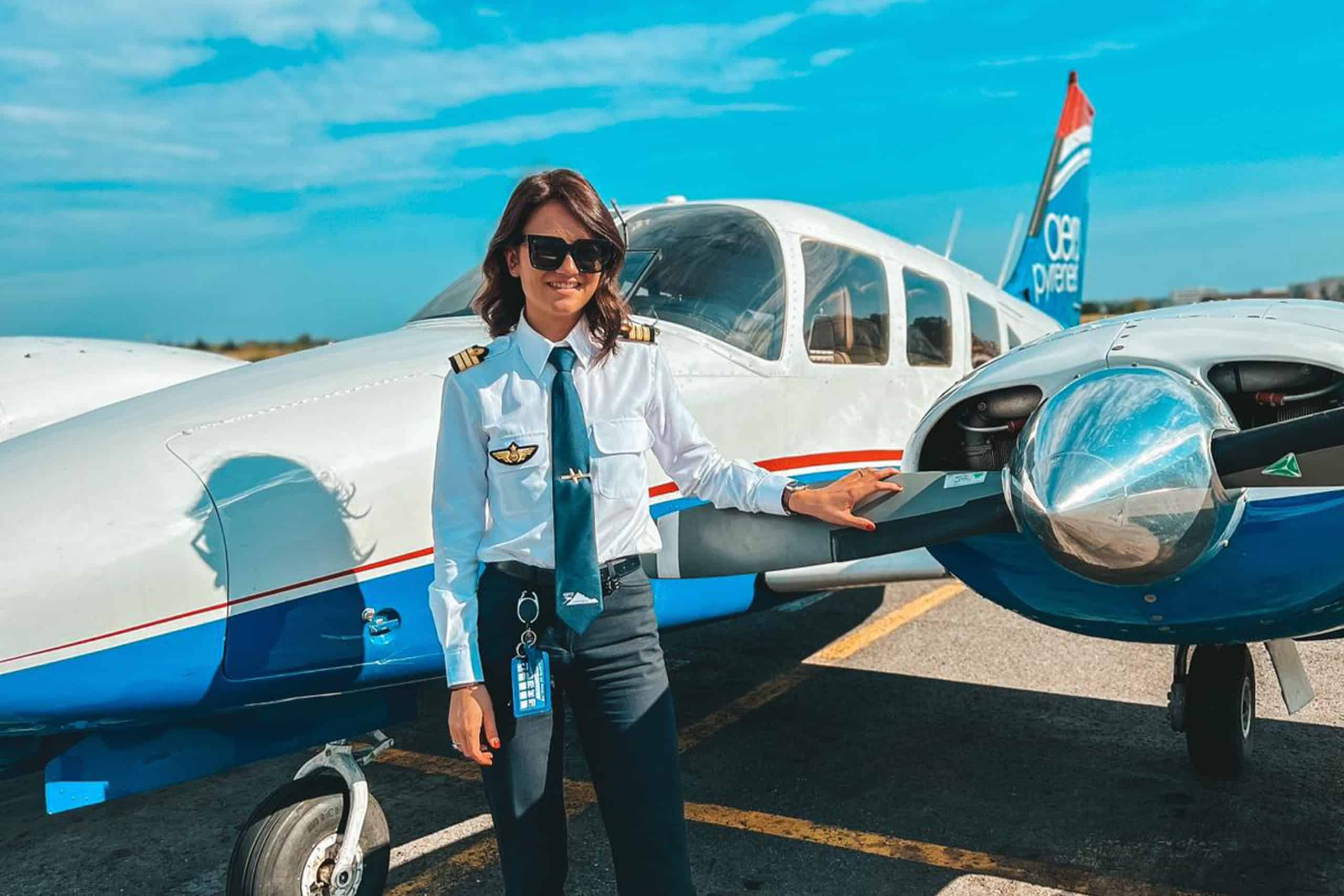 Pauline Murati Femme pilote est instructrice Aéropyrénées