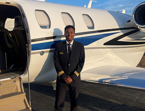 Anthony, ancien élève en cursus ATPL Modulaire, devient pilote de Jet Privé